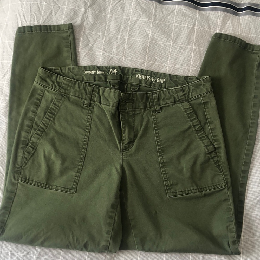 Olive skinny pants!
